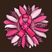 Breast Awareness Cancer Pink Sunflower Heavy Core Tee | Teevron
