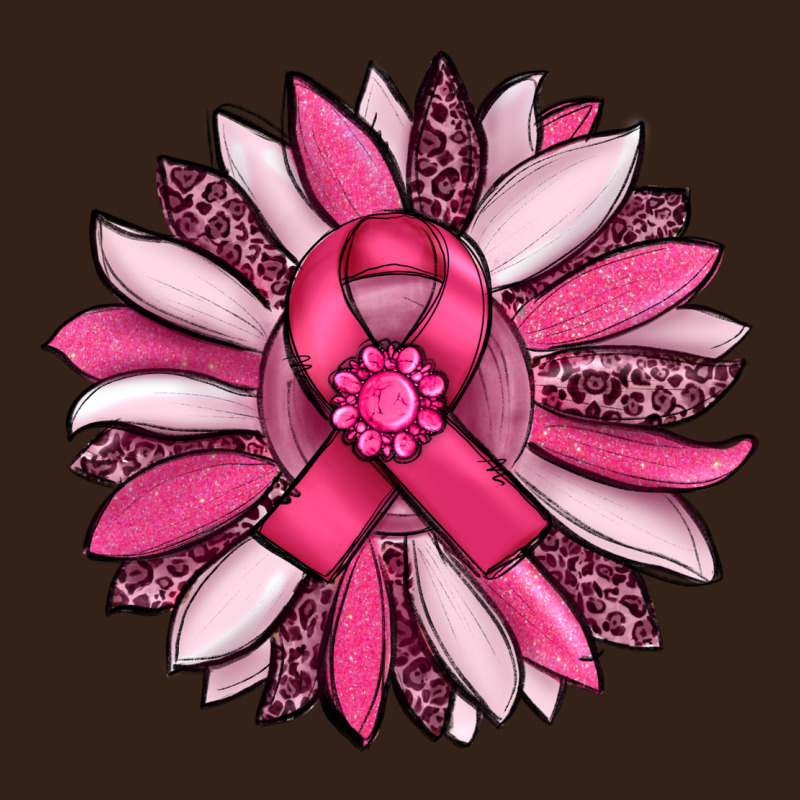 Breast Awareness Cancer Pink Sunflower Heavy Core Tee by RanaPortraitStore | Teevron