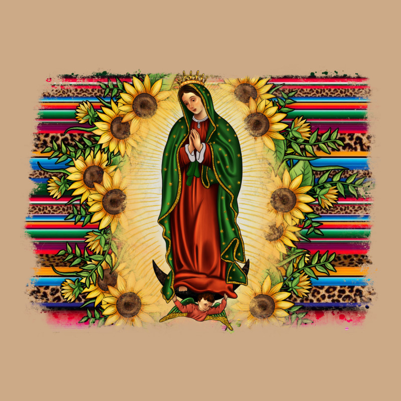 Serape Our Lady Of Guadalupe2 Vintage Hoodie by JahusDesignShop | Teevron