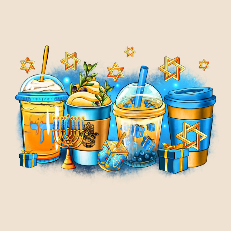 Hanukkah Coffee Urban Heavy Tee by Jasminsmagicworld | Teevron