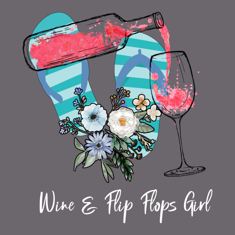 Wine Flip Flops Girl Premium Sweatshirt by Bettercallsaul | Teevron