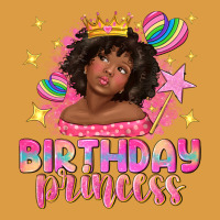 Birthday Princess With Afro Girl Urban Heavy Tee | Teevron