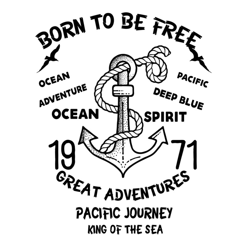 Born To Be Free Sea Heavyweight Hoodie by Bettercallsaul | Teevron