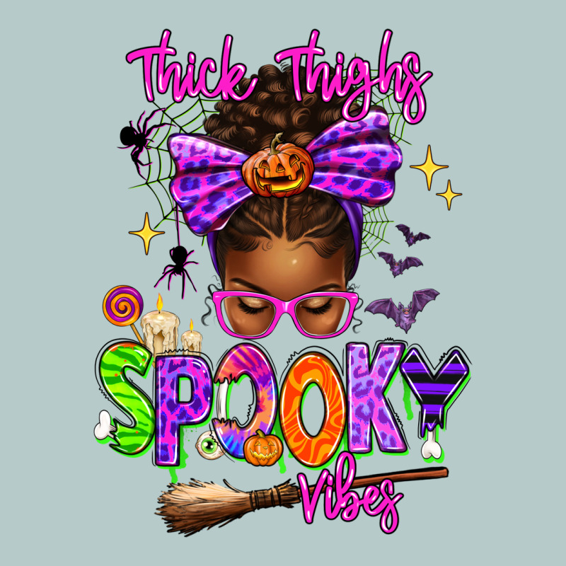 Thick Thighs Spooky Vibes Heavy Core Tee by texasbilliewilder | Teevron