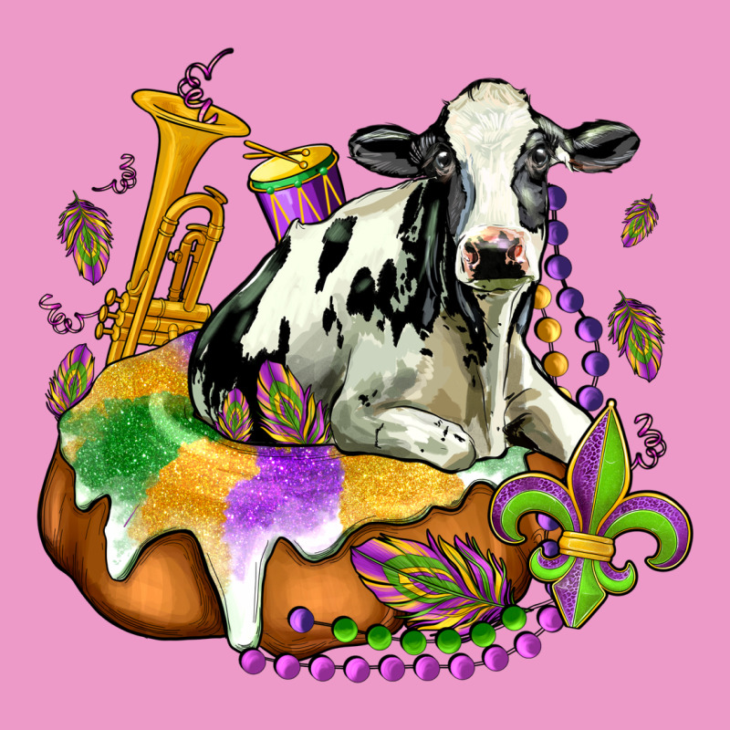 Holstein Mardi Gras Urban Hoodie by OliviaCreatesArt | Teevron
