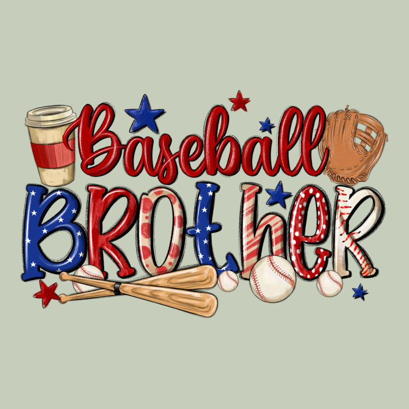 Baseball Brother Long Sleeve Tee by MaliasSmallBusiness | Teevron