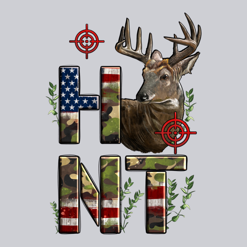 Deer Hunting Usa Flag Heavyweight Sweatshirt by LillyAllenDesigns | Teevron