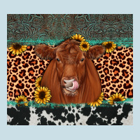 Red Angus Leopard Ladies Tee | Teevron
