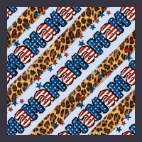 American Mama Leopard Seamless Pattern Vintage Hoodie | Teevron