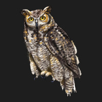 Great Horned Owl Classic Tee | Teevron