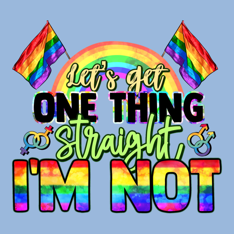 Let's Get One Thing Straight I'm Not Pride Lgbtq+ Premium Hoodie by NancyCooperArtShop | Teevron
