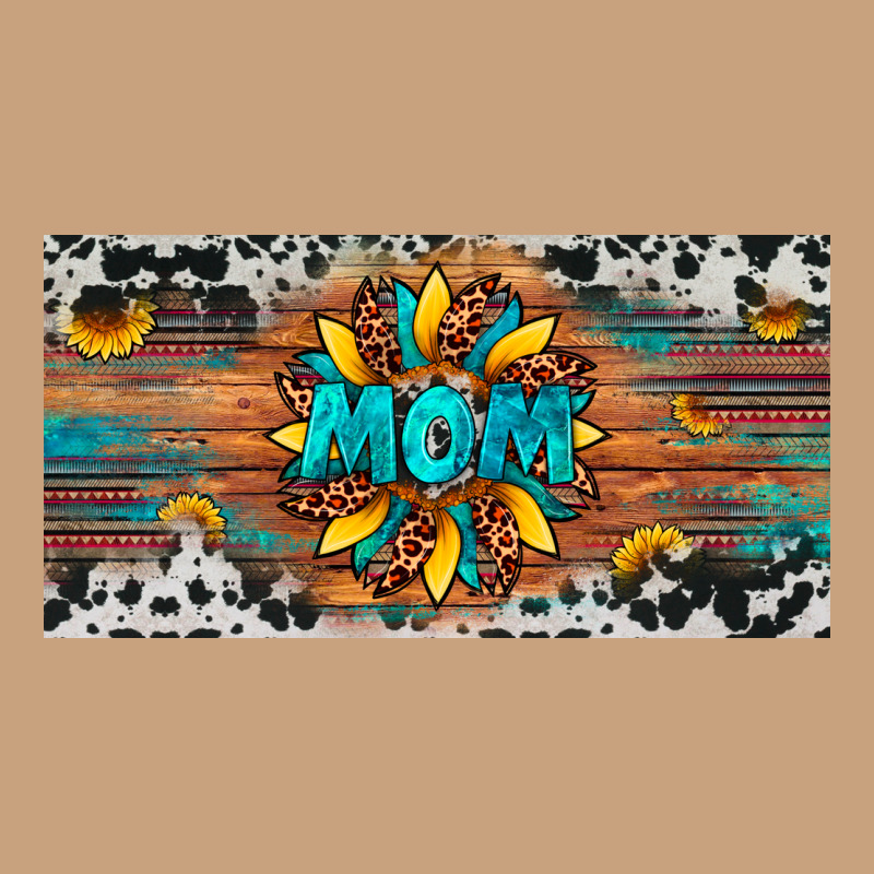 Leopard Sunflower Mom License Plate Vintage Tee by Artiststas | Teevron