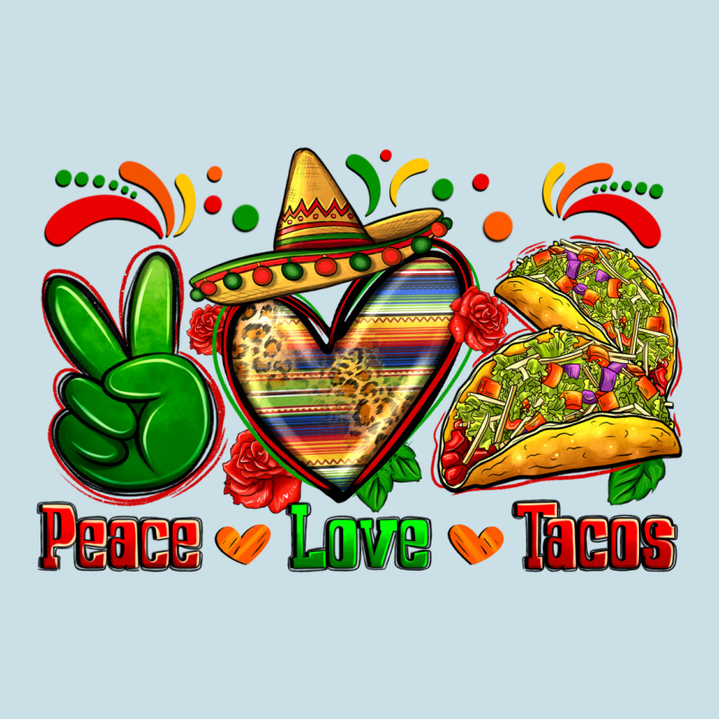 Peace Love Tacos Ladies Tee by Zillion Design Studio | Teevron