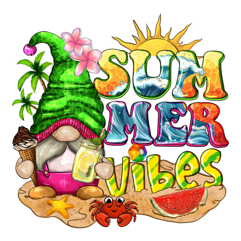 Summer Vibes Gnome Tbw Ladies Tee by texasbilliewilder | Teevron