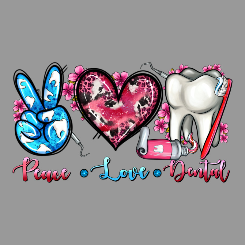 Peace Love Dental Vintage Hoodie by AdoDesignShop | Teevron