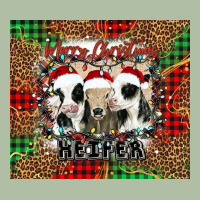 Merry Christmas Heifer Urban Heavy Tee | Teevron