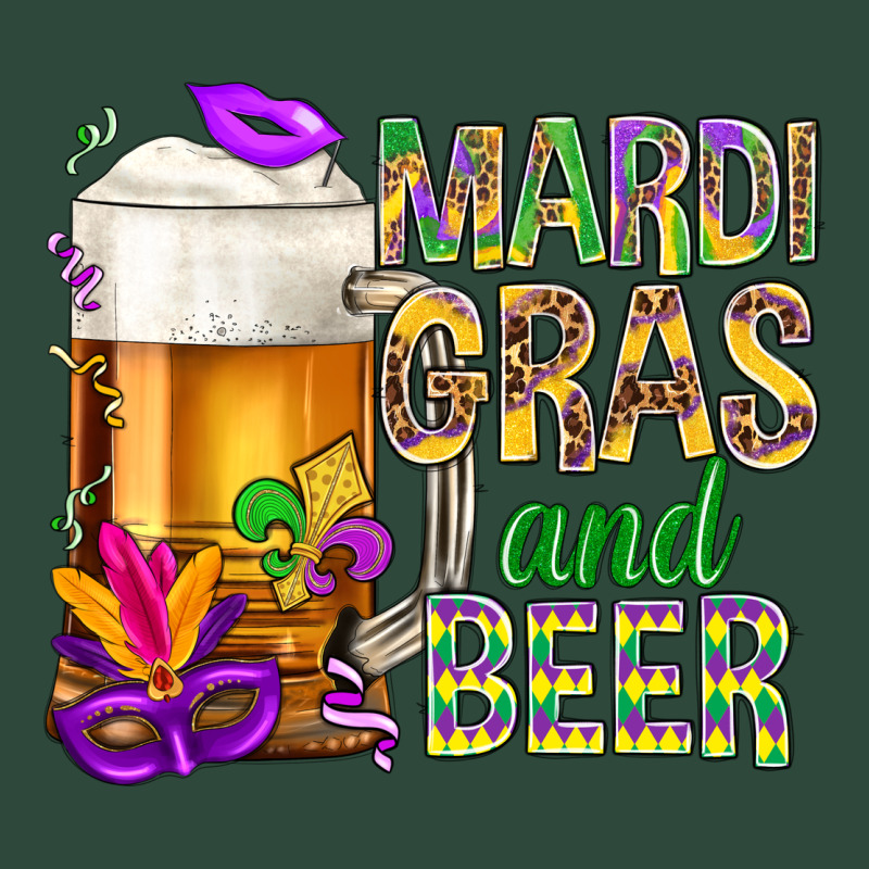 Mardi Gras And Beer Zipper Hoodie by BundleAndBundleShop | Teevron