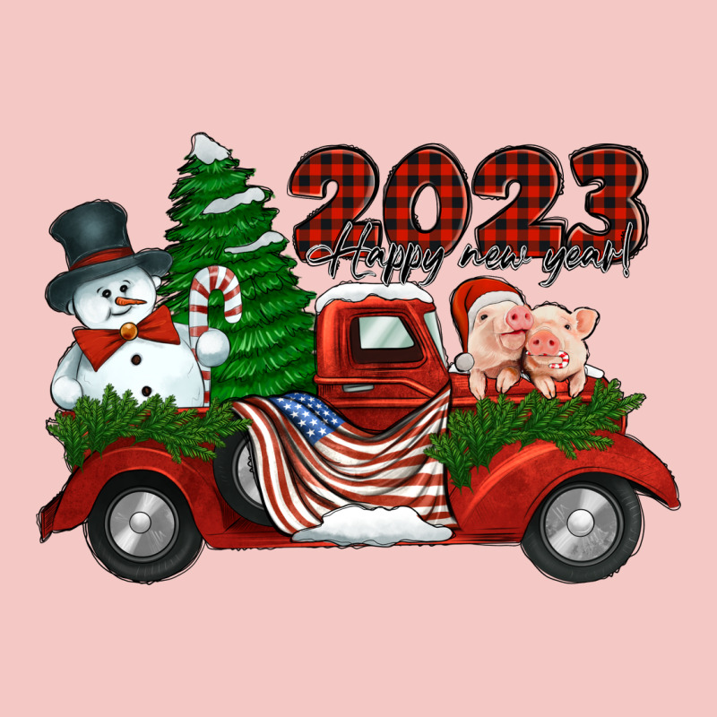 Happy New Year Truck 2023 Urban Heavy Tee by Jasminsmagicworld | Teevron