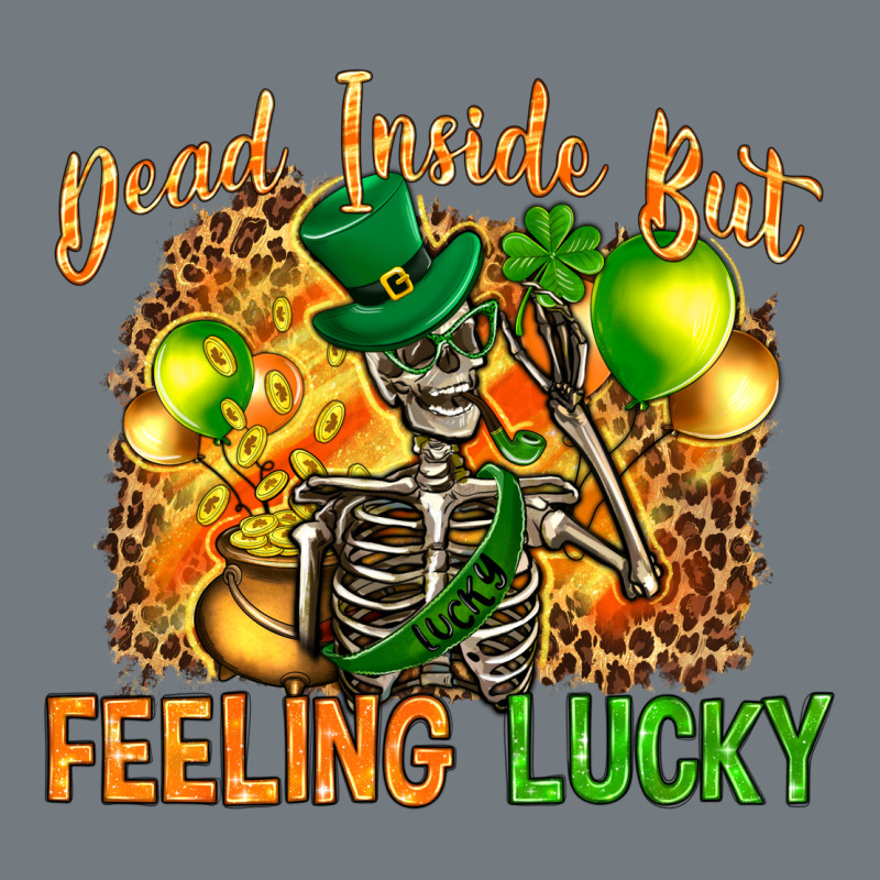 Dead Inside But Feeling Lucky Heavyweight Sweatshirt by NancyCooperArtShop | Teevron