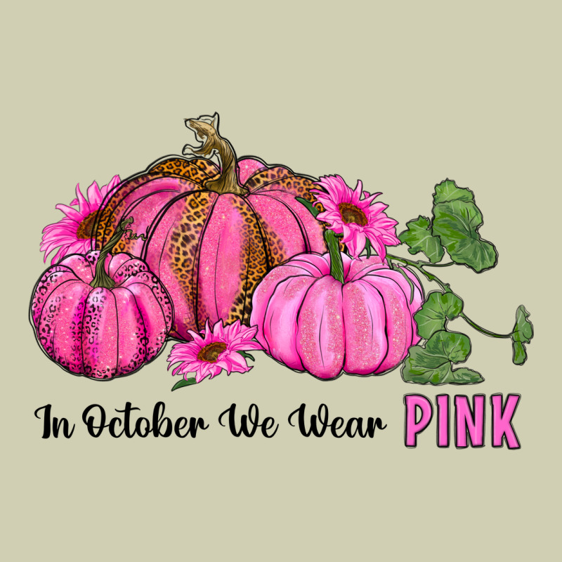 In October We Wear Pink Pumpkin And Sunflowers Heavy Core Tee by RanaPortraitStore | Teevron