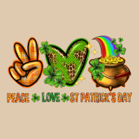 Peace Love St Patricks Day Heavyweight Sweatshirt | Teevron