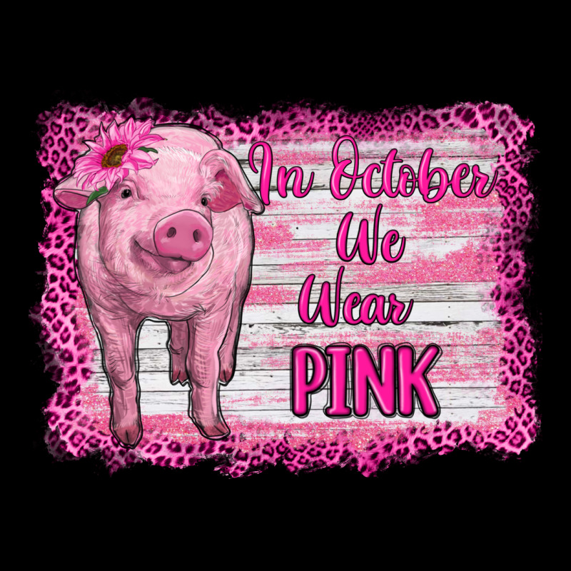 In October We Wear Pink Pig Heavy Core Tee by RanaPortraitStore | Teevron