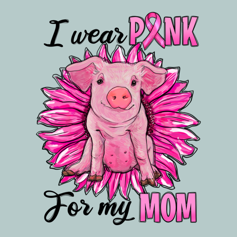I Wear Pink For My Mom Pig Heavy Core Tee by RanaPortraitStore | Teevron