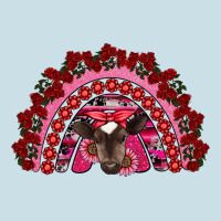 Valentine's Day Baby Cow Rainbow Ladies Tee | Teevron
