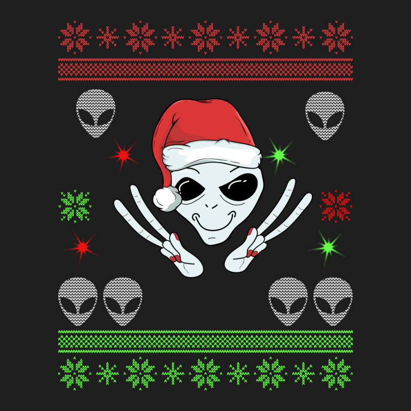 Alien Ugly Christmas Heavyweight Hoodie by Bettercallsaul | Teevron