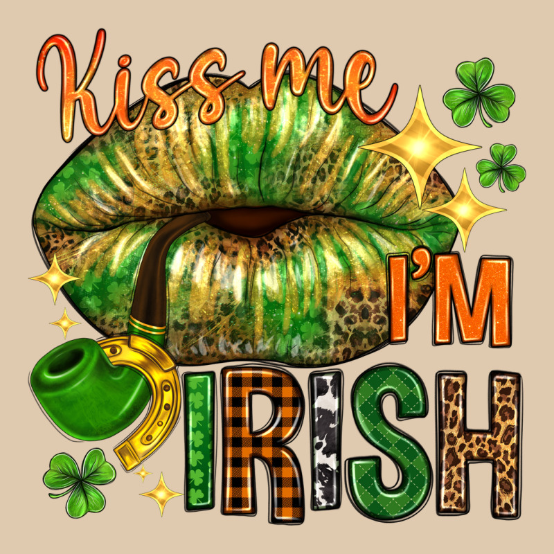 Kiss Me Im Irish With Lip Heavyweight Sweatshirt by NancyCooperArtShop | Teevron