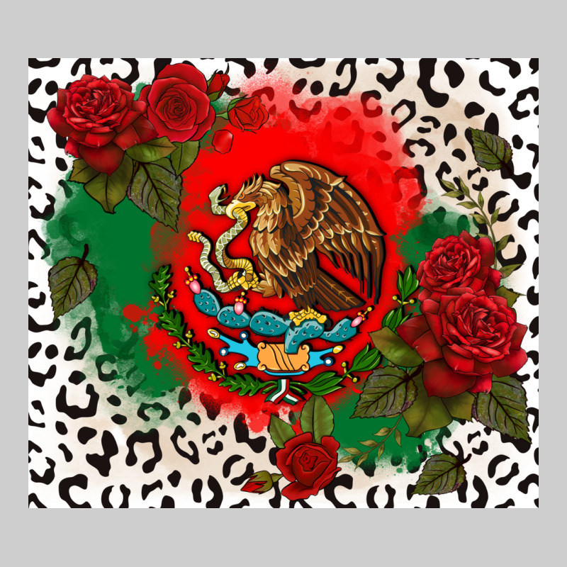 Mexican Flag And Roses Premium Tee by CTS Tumbler Store | Teevron