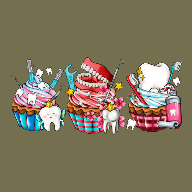 Dental Cupcakes Vintage Hoodie by AdoDesignShop | Teevron