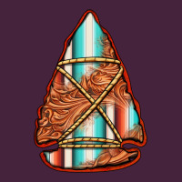 Turquoise Serape Tooled Leather Arrowhead Classic Tee | Teevron