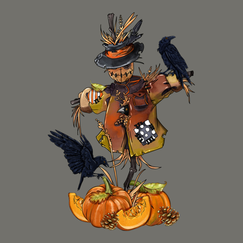 Scarecrow With Pumpkin Premium Hoodie by texasbilliewilder | Teevron