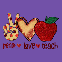Peace Love Teach Premium Sweatshirt | Teevron