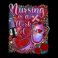Nursing Is A Work Of Heart Ladies Tee | Teevron