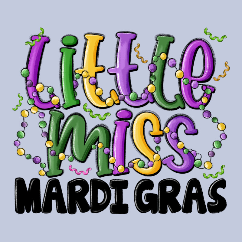 Little Miss Mardi Gras Long Sleeve Tee by MaliasSmallBusiness | Teevron