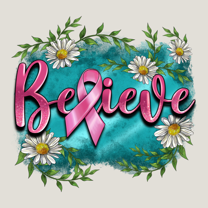 Breast Cancer Believe Heavy Core Tee by BarkalooDesign | Teevron