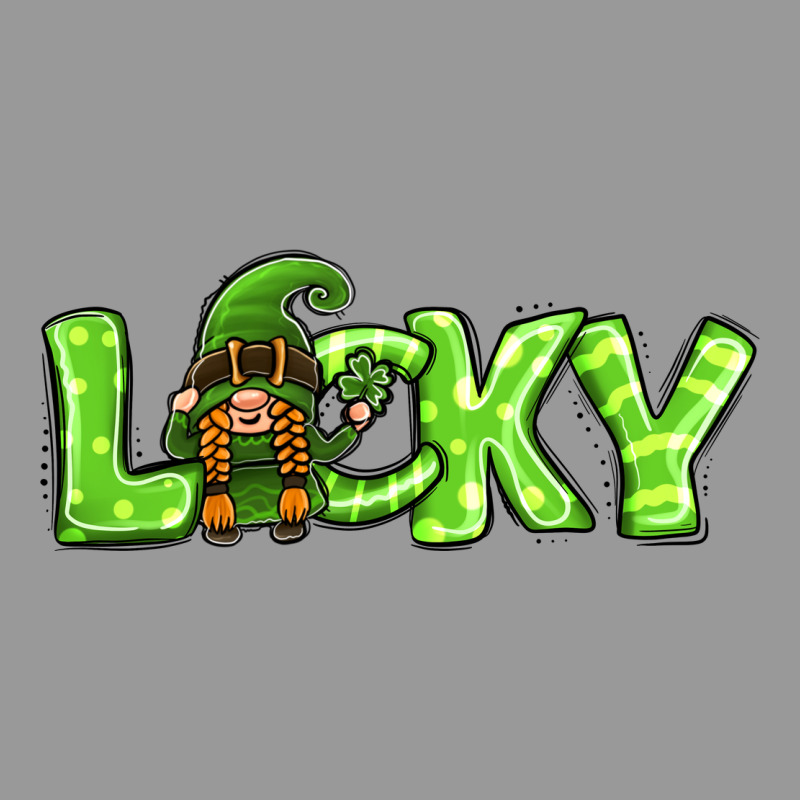 St Patricks Day Lucky Gnome Vintage Hoodie by Jasminsmagicworld | Teevron