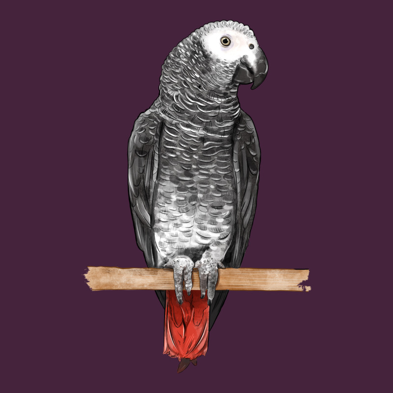 African Gray Parrot Bird Classic Tee by LillyAllenDesigns | Teevron
