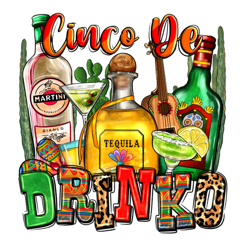 Cinco De Drinko Ladies Tee by Zillion Design Studio | Teevron