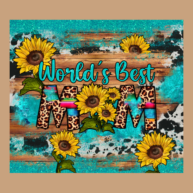 World's Best Mom Sunflower Leopard Cowhide Vintage Tee by Artiststas | Teevron