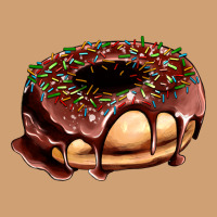 Chocolate Donut With Candies Vintage Tee | Teevron