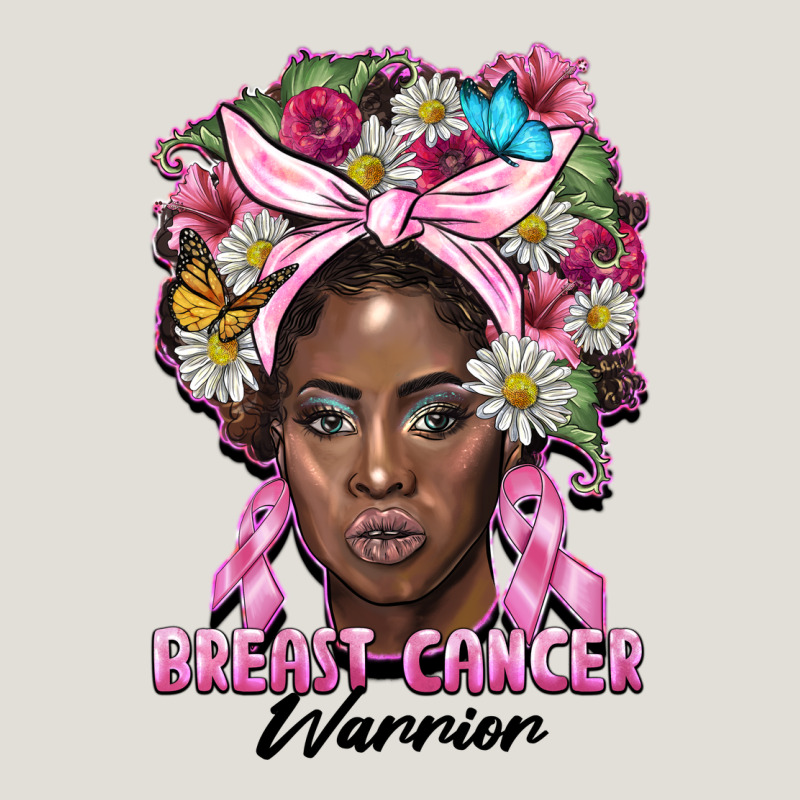 Breast Cancer Warrior Black Woman Heavy Core Tee by BarkalooDesign | Teevron