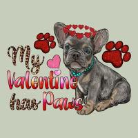 My Valentine Has Paws French Bulldog Ladies Tee | Teevron