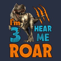 I'm Three Hear Me Roar Dinosaur Birthday Heavyweight Sweatshirt | Teevron