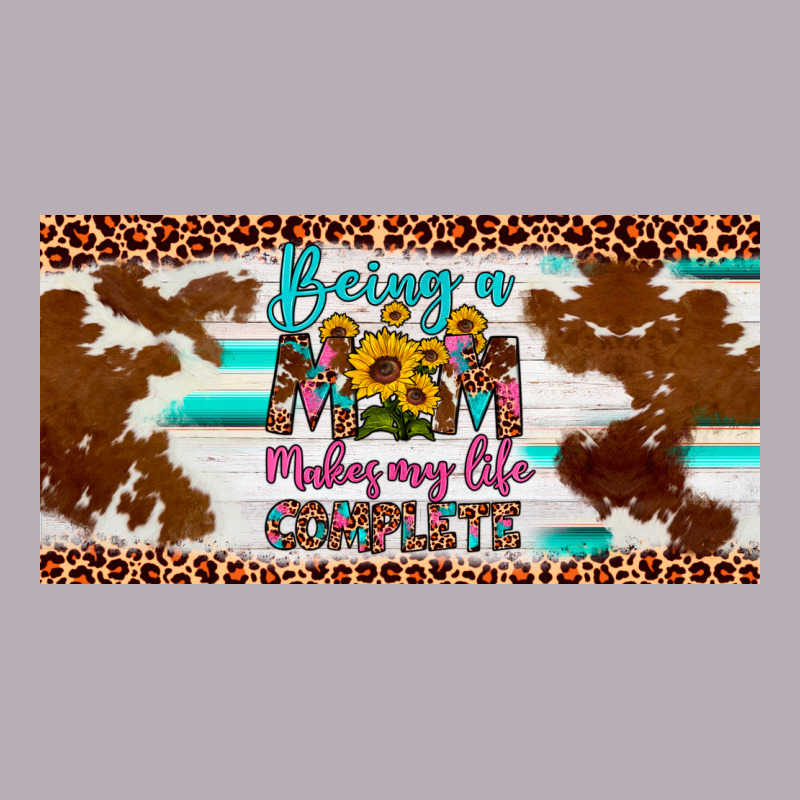 Being A Mom Makes My Life Complete License Plate Vintage Tee by Artiststas | Teevron