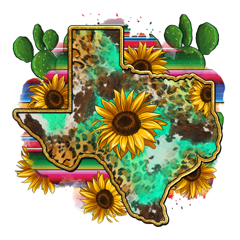 Texas Map Ladies Tee by Zillion Design Studio | Teevron