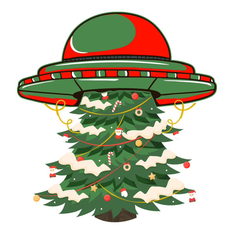 Ufo Christmas Pine Tree Heavyweight Hoodie by Bettercallsaul | Teevron
