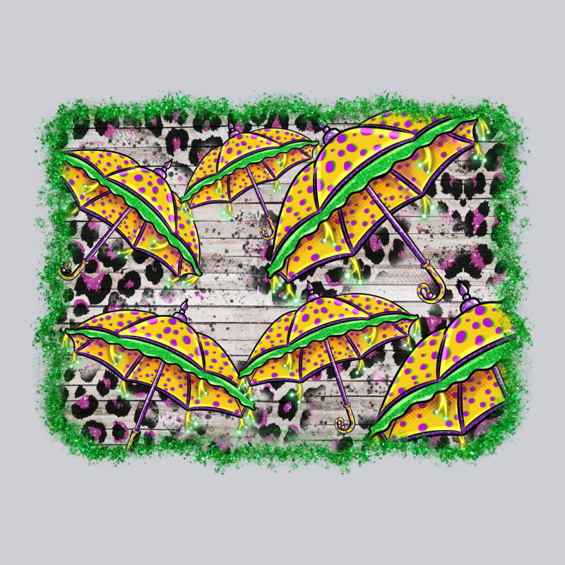 Mardi Gras Umbrella Background Heavyweight Sweatshirt by BarkalooDesign | Teevron